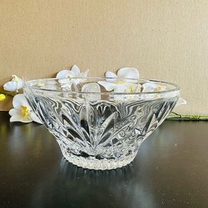 WEDGWOOD CUT CRYSTAL BOWL 6.5 X 3.5 “tall